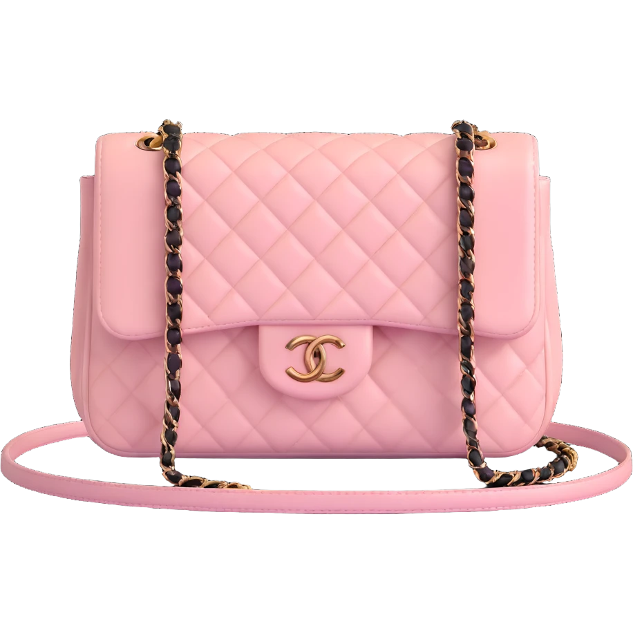 Light pink Chanel bag emoji