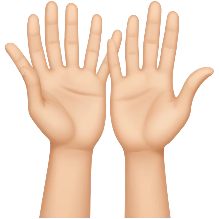 Hands up  emoji