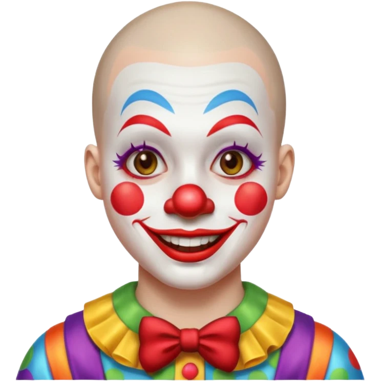buzz cut clown emoji