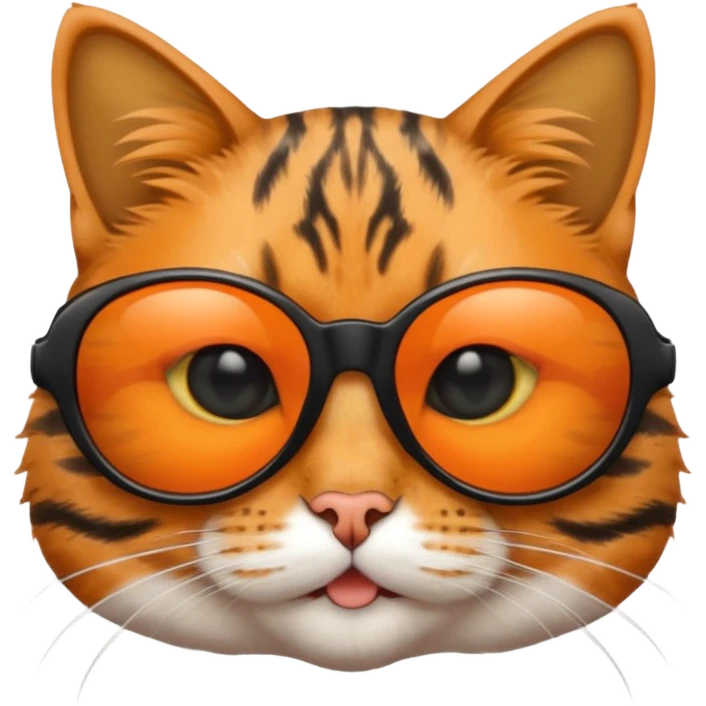 Cat wearing sunglasses emoji
