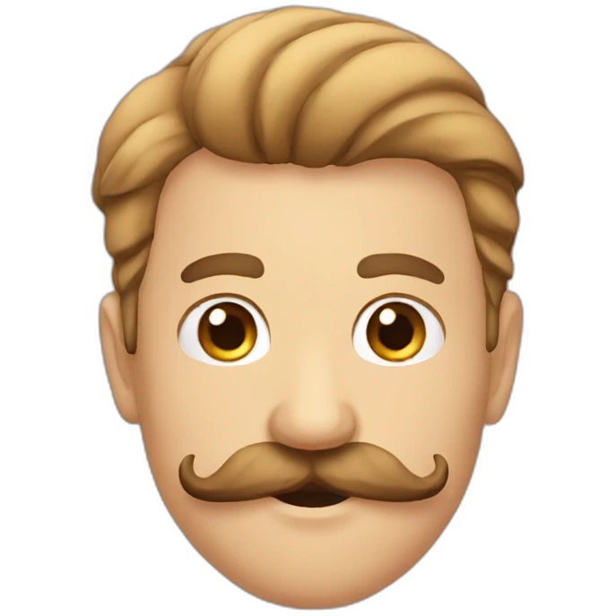 moustache only emoji