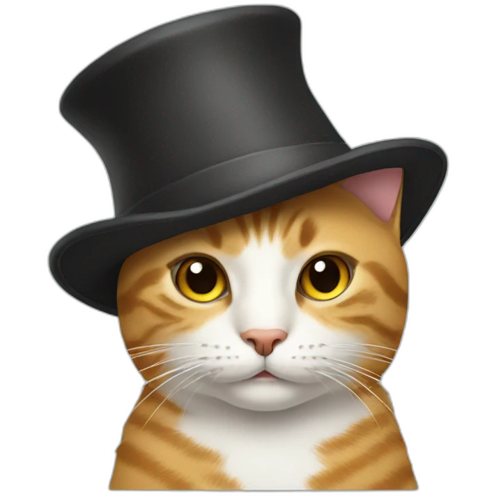 Cat in a hat emoji