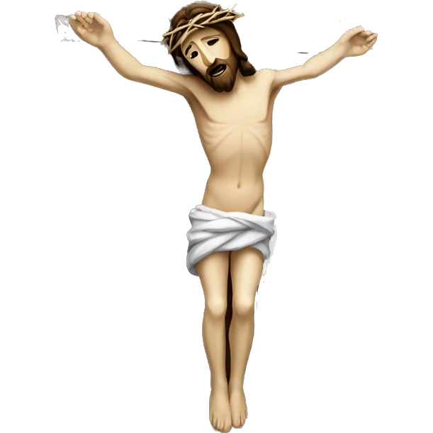 Jesus on the cross emoji