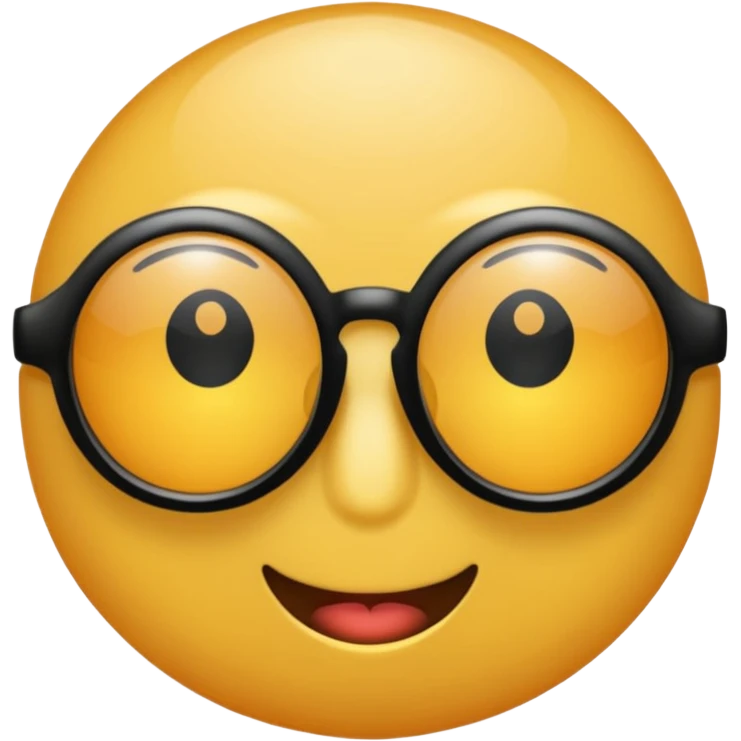unas gafas emoji
