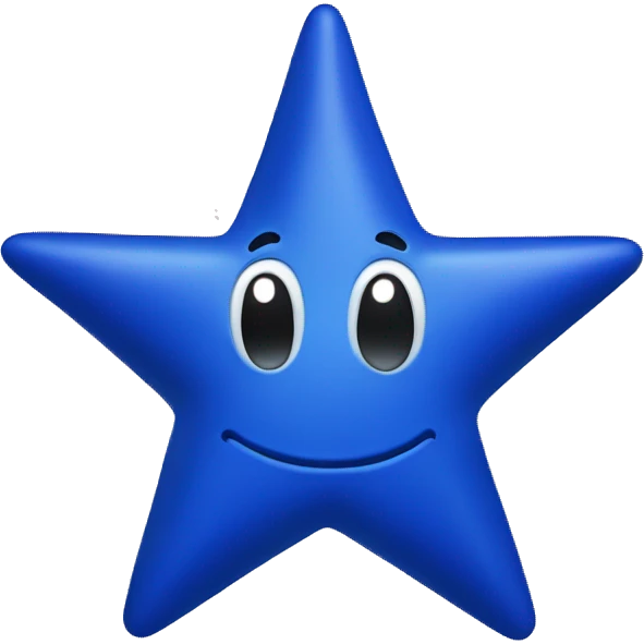 royal blue star emoji
