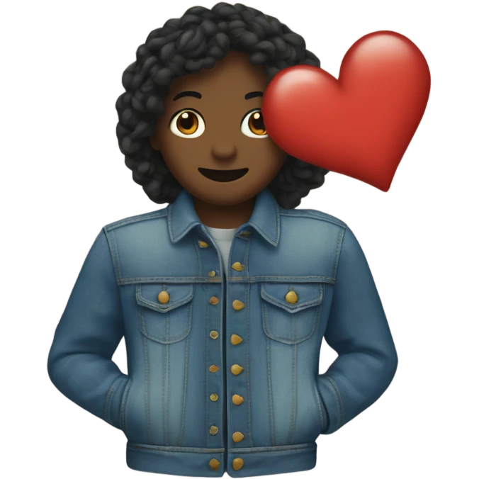 Jean heart  emoji