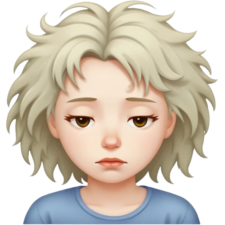 sleepy girl emoji