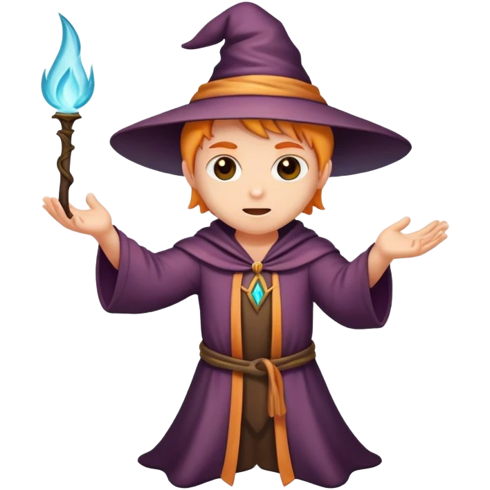 Casting a spell emoji