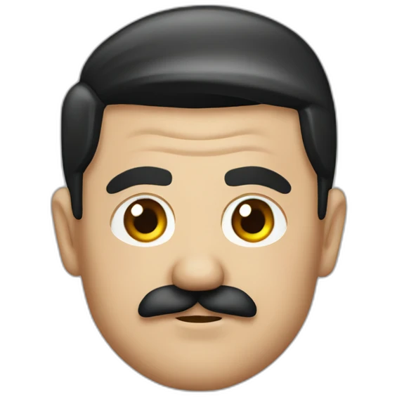 Hitler rigole emoji