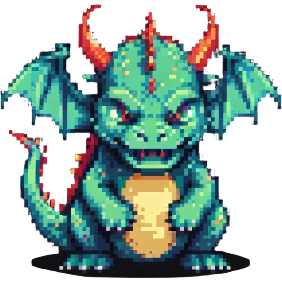Angry dragon emoji