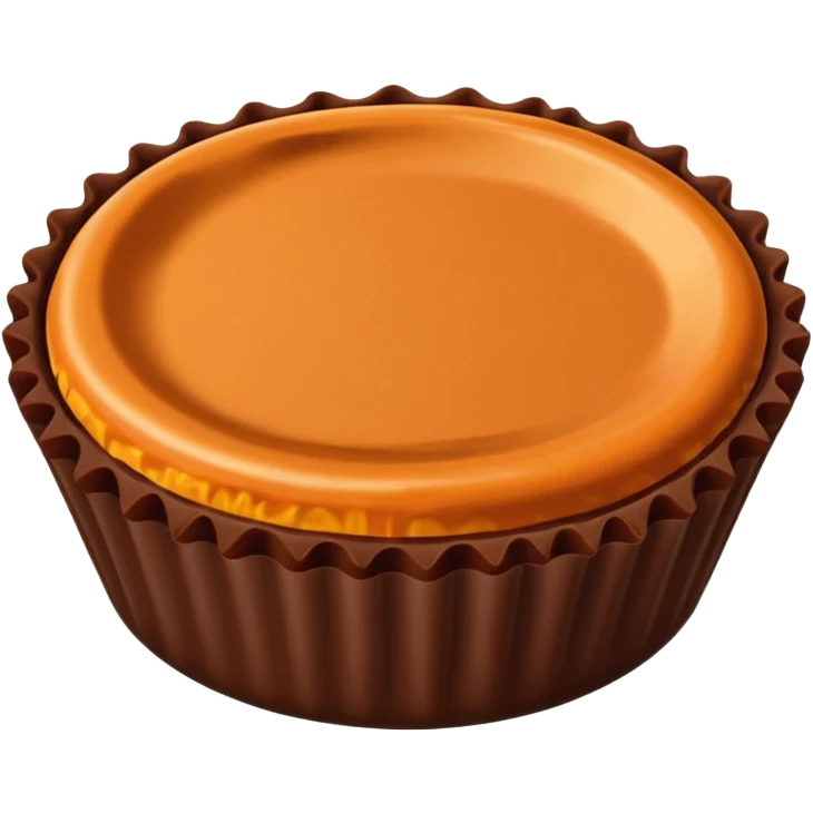 reeses peanut butter cup exact replica emoji