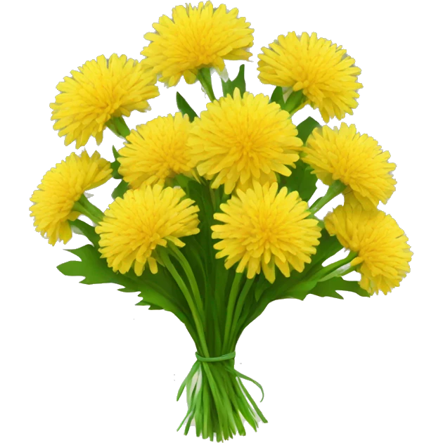 Bouquet of dandelions  emoji