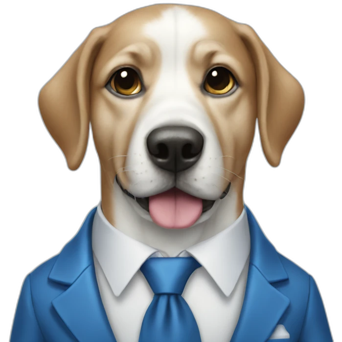 dog-in-a-blue-suit emoji