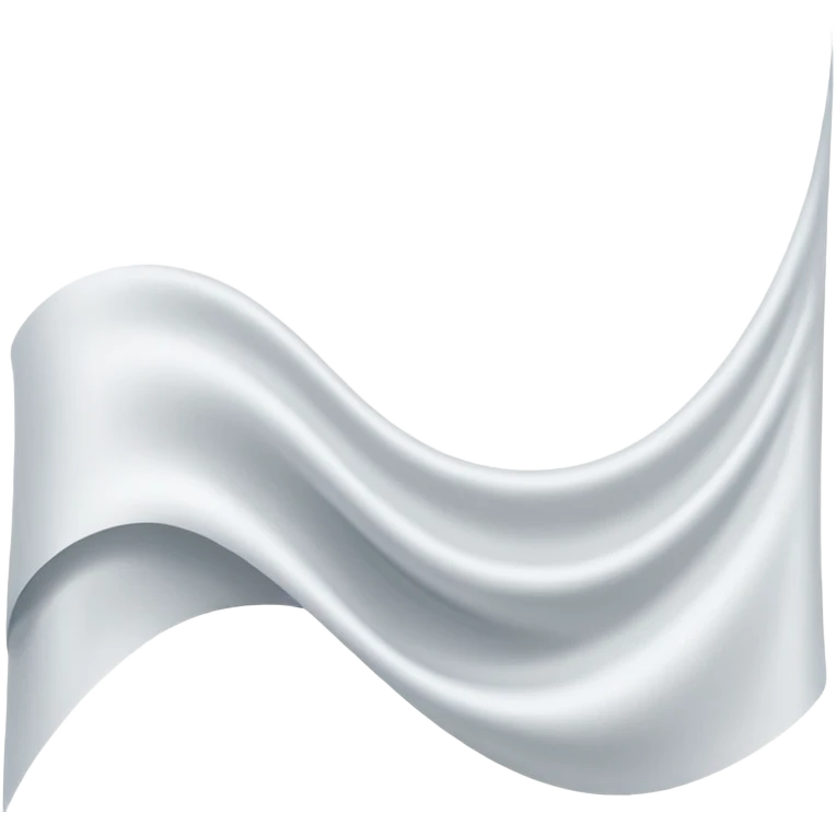 white wavy banner emoji