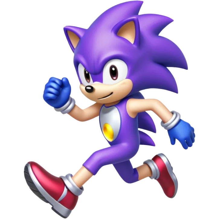 glitter purple sonic emoji