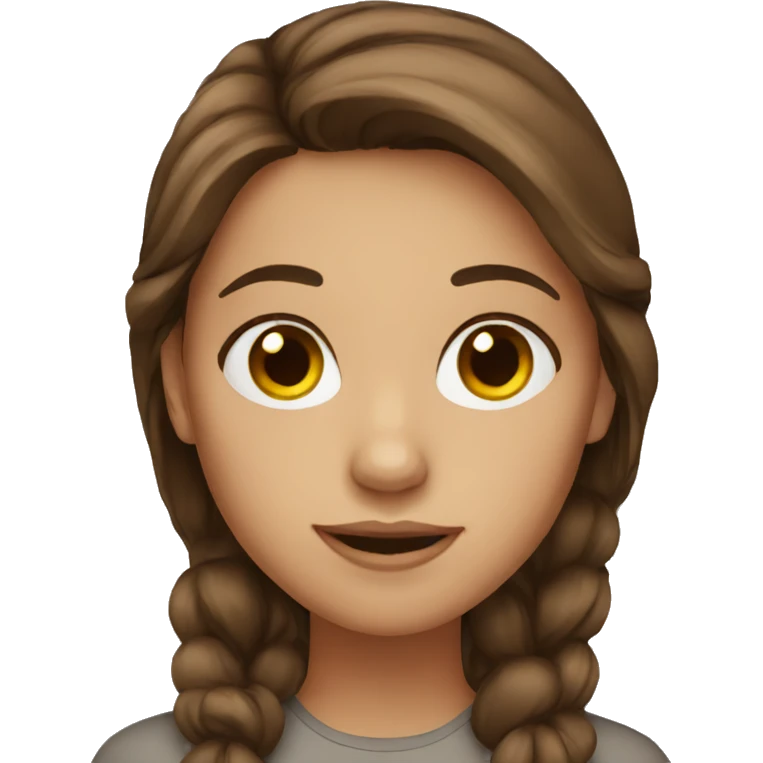 brown haired girl emoji
