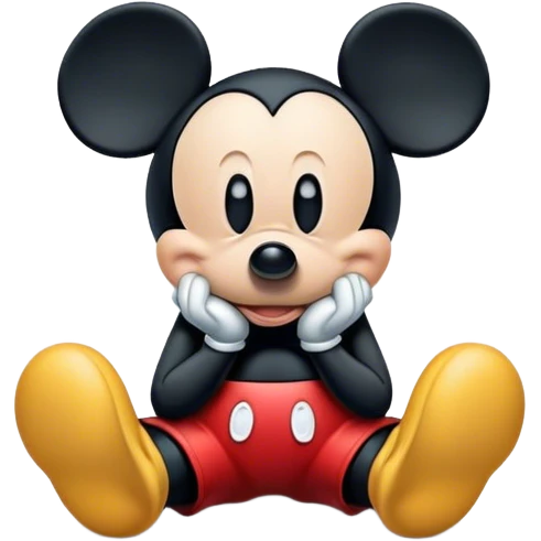 Sad Mickey Mouse  emoji