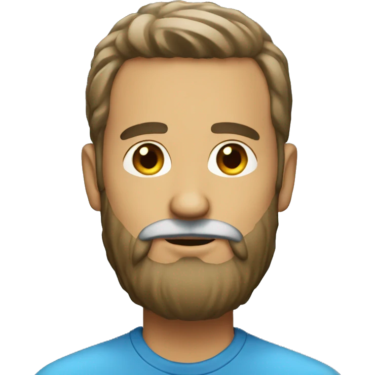 man with beard emoji