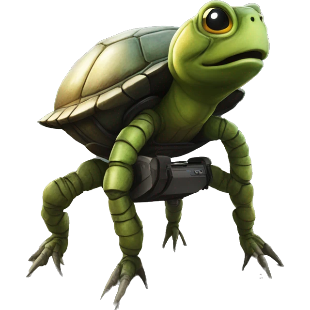 google turtle emoji + tripod from war of the worlds movie emoji