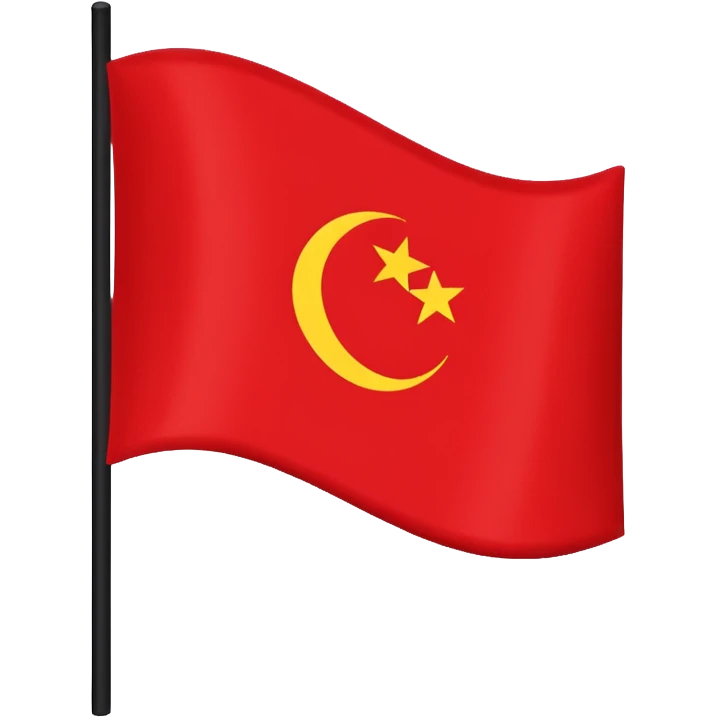 Dravida munnetra kalagam with black color above and red color below emoji