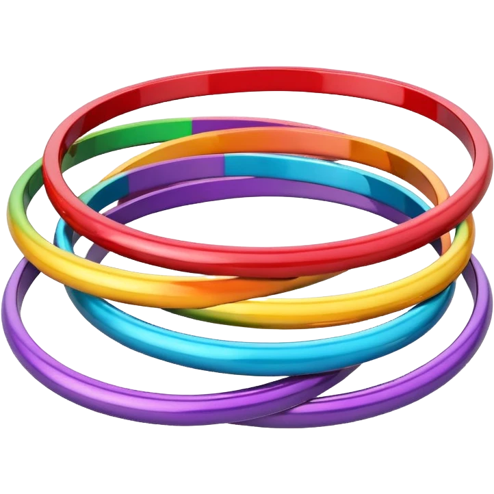 Rainbow Bangles emoji