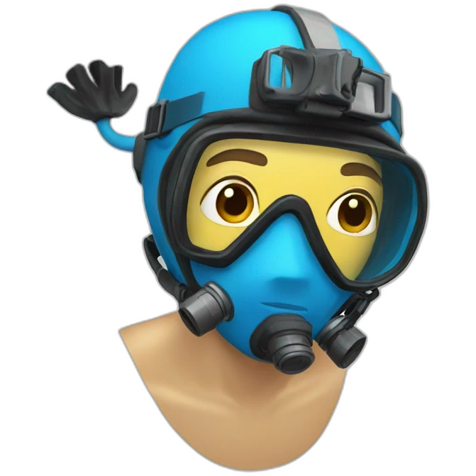 diving man emoji