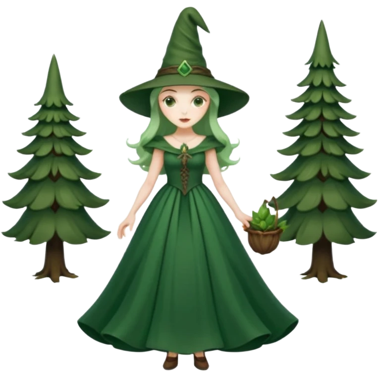 green witch emoji