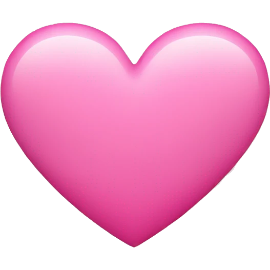 pink heart emoji