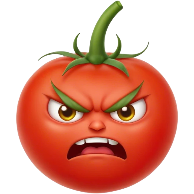 Злой Егор-помидор покраснел от злости emoji