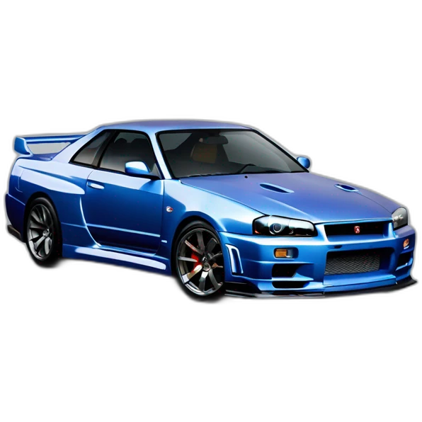 Nissan Skyline GT-R 34 emoji