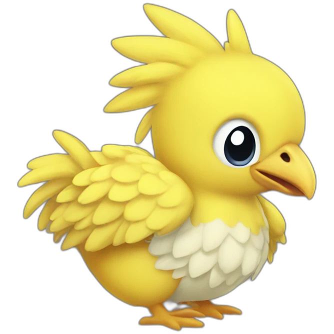 Baby chocobo emoji