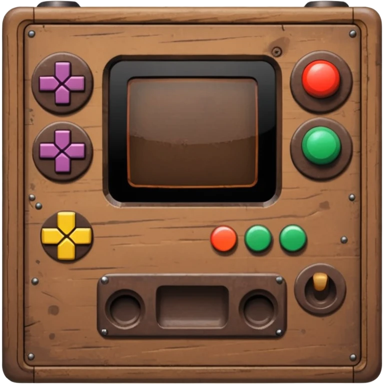 Pixel shooter cabinet emoji