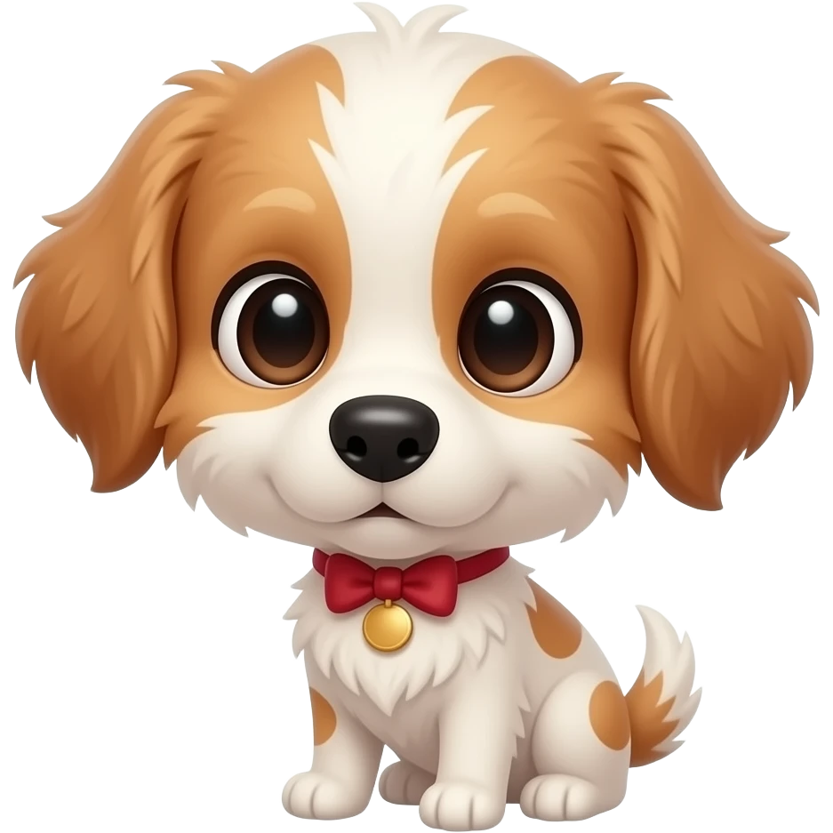 Mom with a dog that looks like a baby emoji