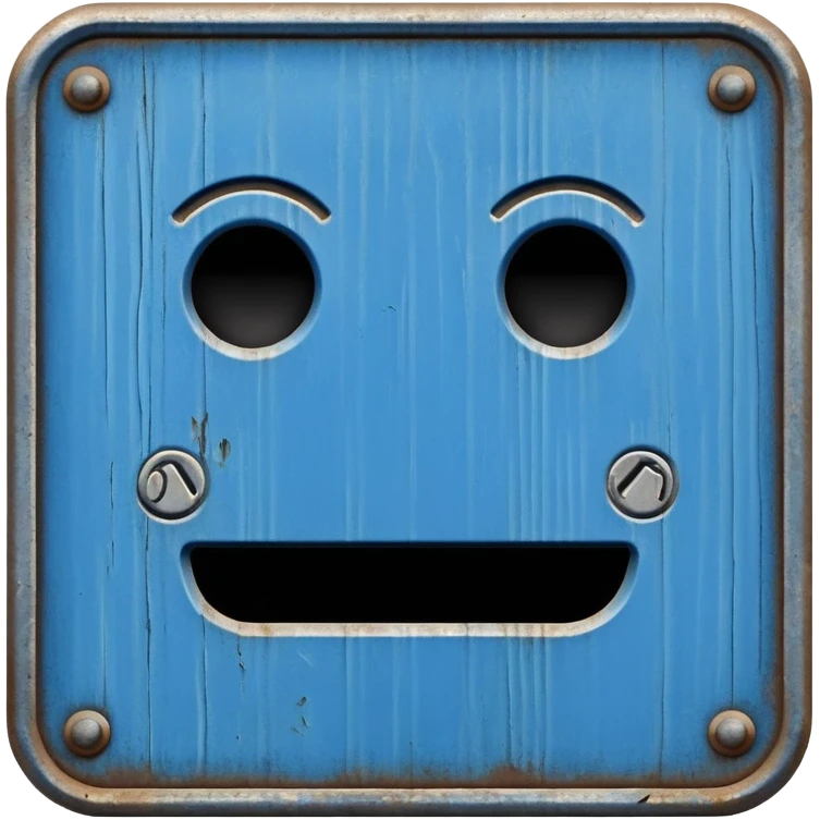 a blue sign  emoji