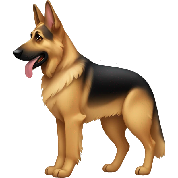 German Shepard emoji