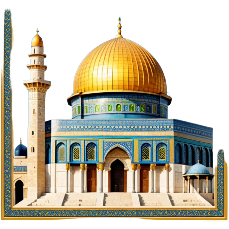 Dome of the rock, Palestine emoji