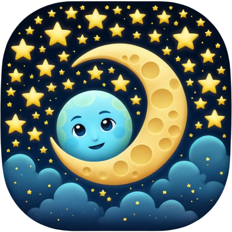 moon and stars emoji