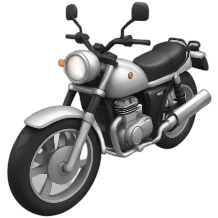 Un hipopotame qui conduit une moto emoji
