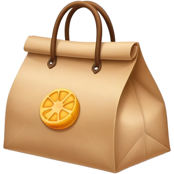 food delivery bag emoji