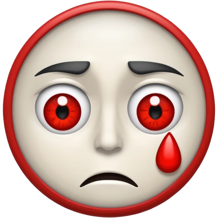 tired eyes emoji