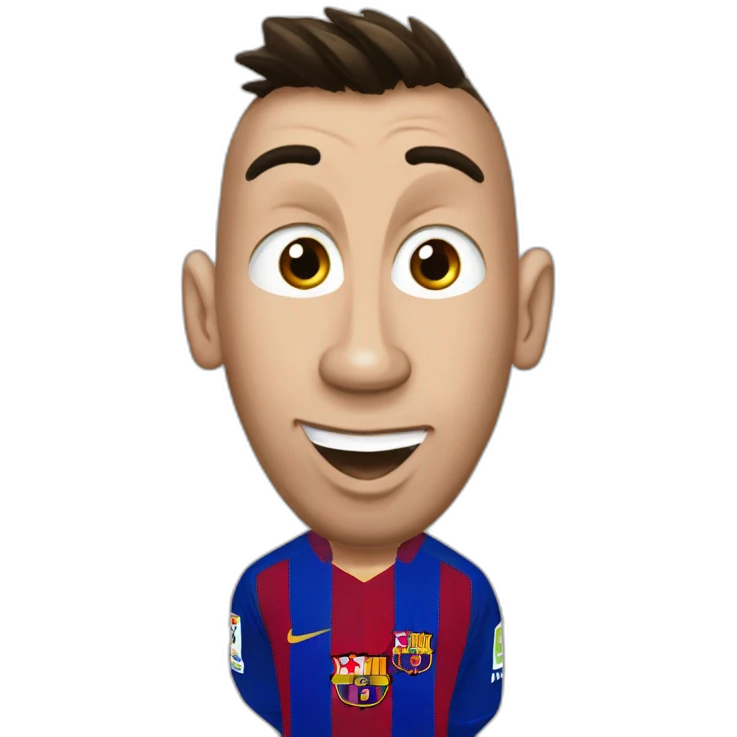 Ronaldo sur messi emoji