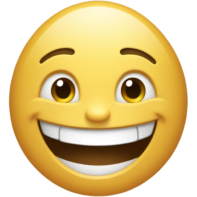 Happy laugh emoji