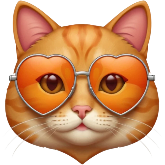 cat with heart-shaped sunglasses emoji