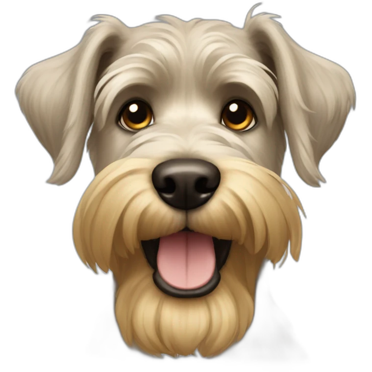Golden schnauzer emoji