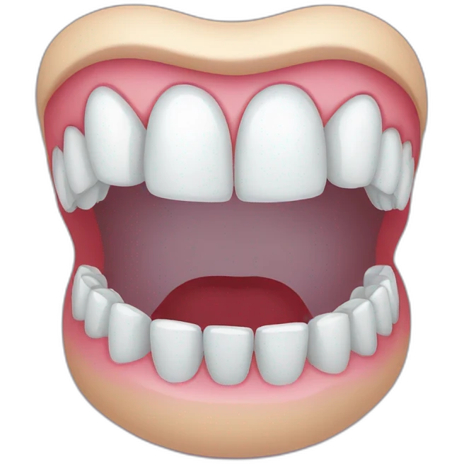 white teeth emoji