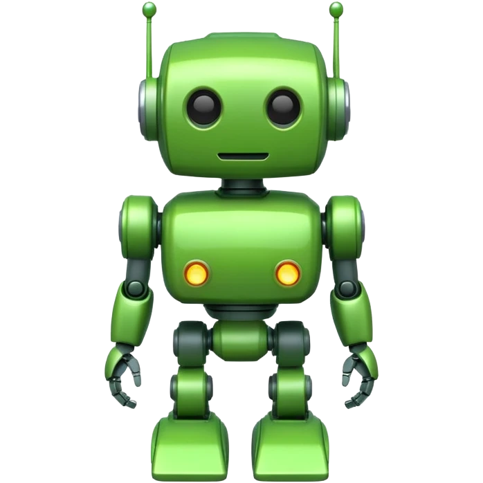 green robot toy emoji