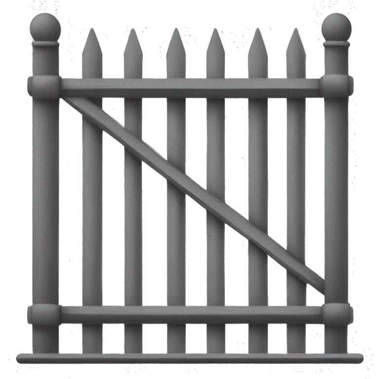 create an emoji in black and white representing a veranda(Balcony). Make it plain and simple without much detail. Make its fence as Glass balustrade. emoji