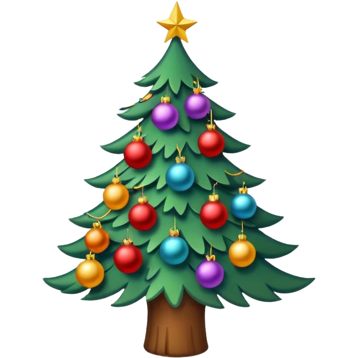 New Year tree emoji