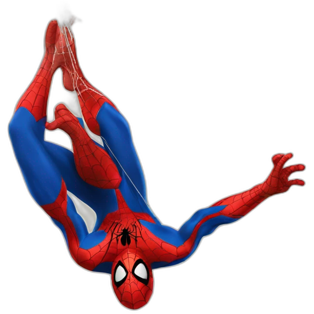 Spider man shotting webs emoji