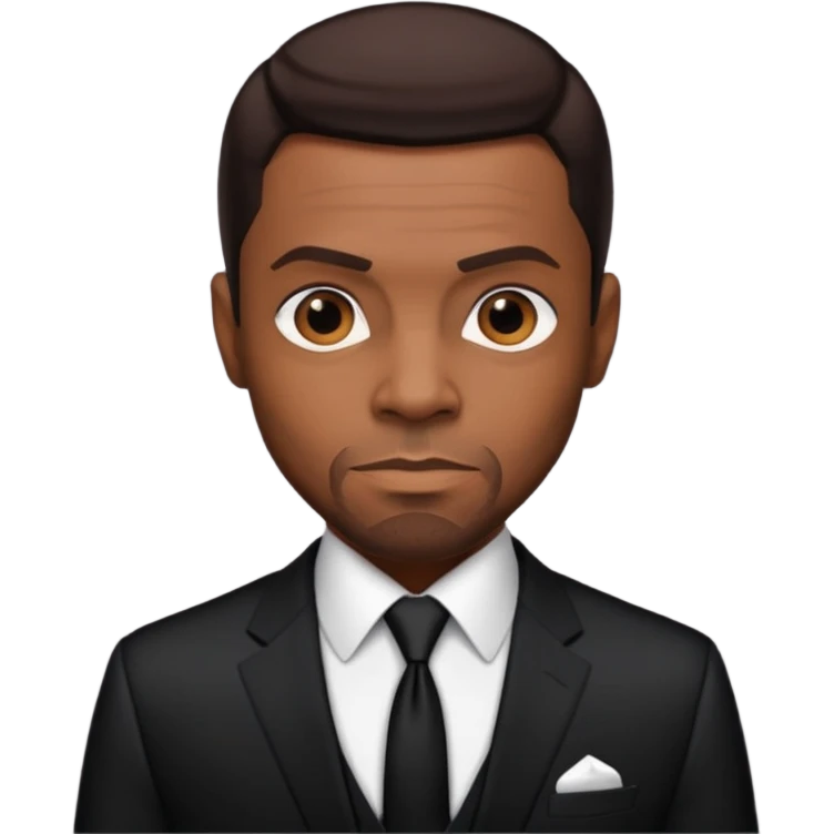Keith Sweat (b.1961) with dark brown hair emoji